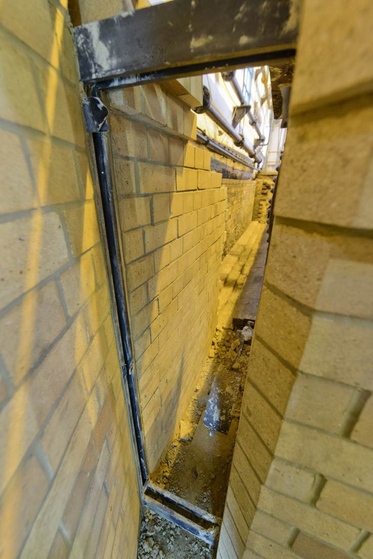 New Damper Frame In Place